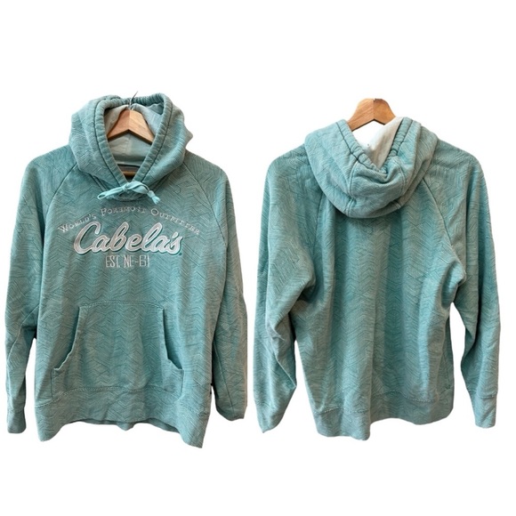 Cabela’s medium women’s hoodie teal - Picture 1 of 7